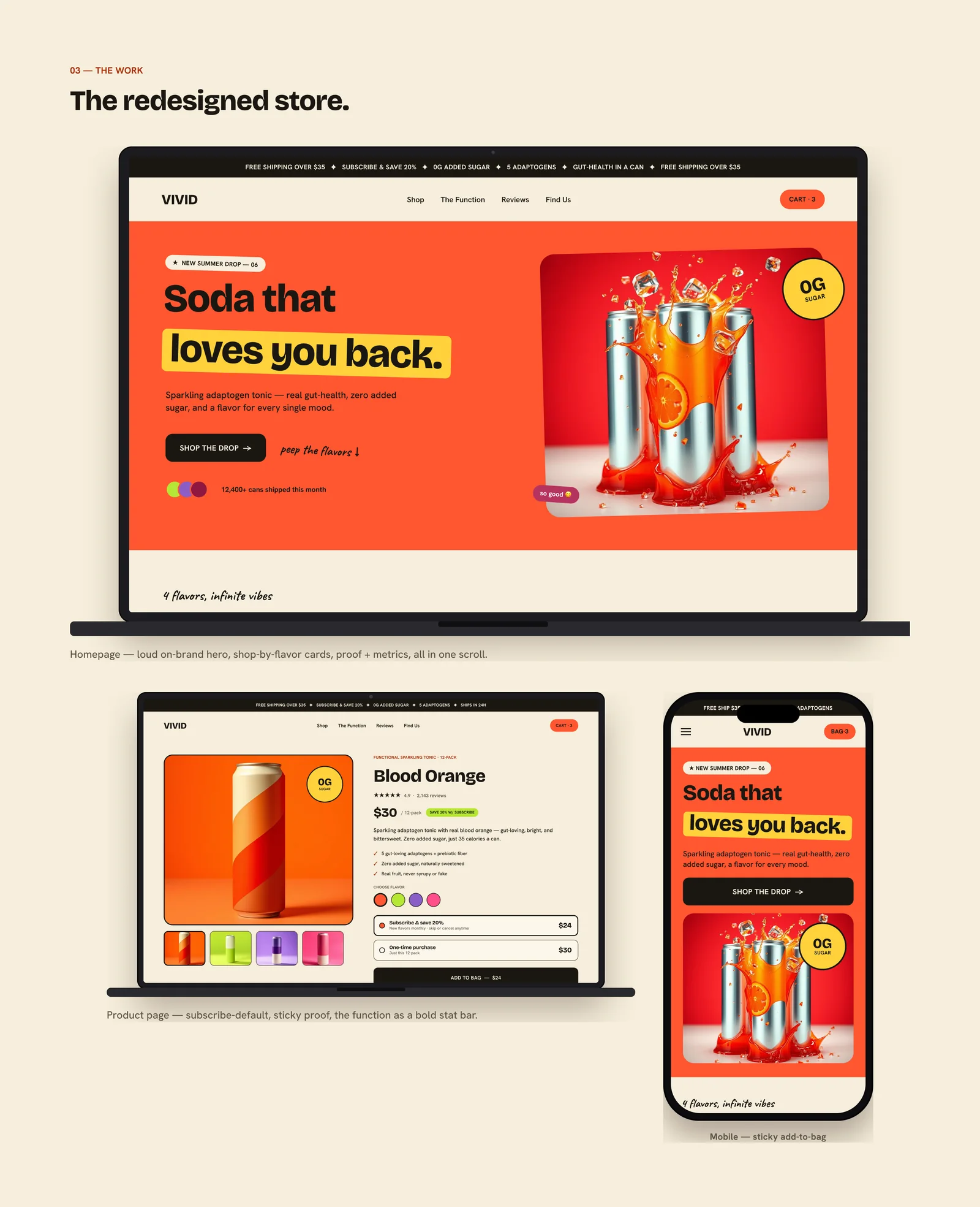 VIVID — Functional Soda, Sold — image 4